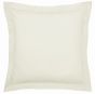 Plain Square Oxford Pillowcase By Bedeck of Belfast in Chalk White