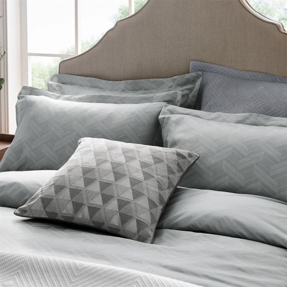 Etre Cushion by Helena Springfield in Silver Grey