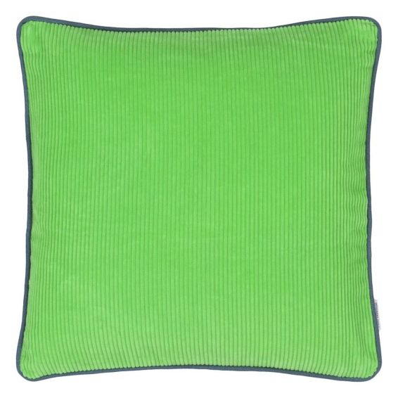 Designers Guild Corda Plain Cushion in Apple Green