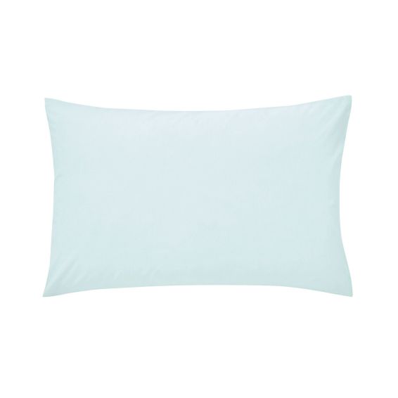 Plain Dye Housewife Pillowcase by Helena Springfield in Duck Egg