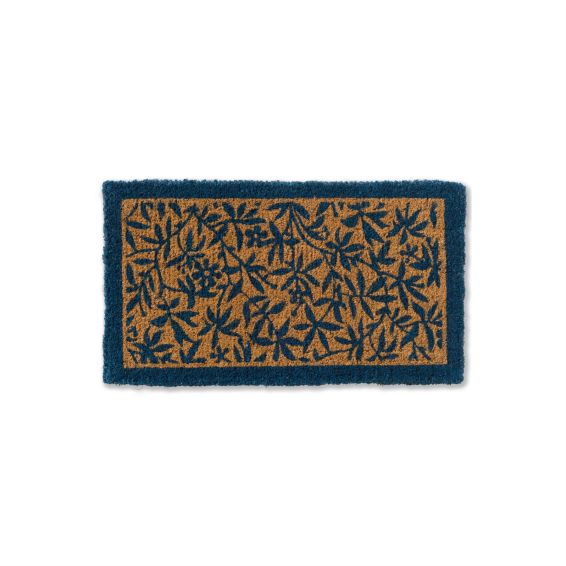 Cleavers Doormat 080918 by Laura Ashley in Midnight Seaspray