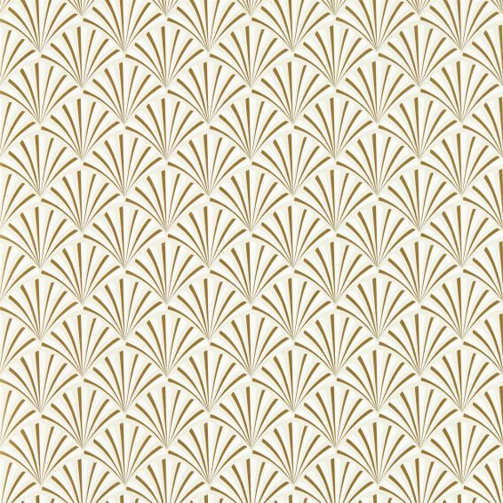 Chrysler Wallpaper W0164/02 by Clarke & Clarke in Pearl White