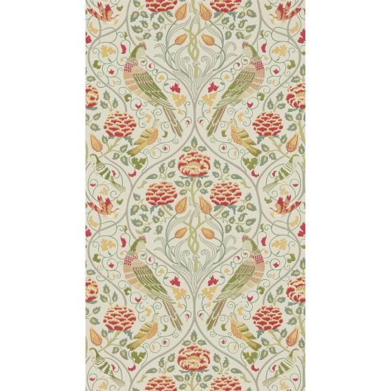 Seasons By May Wallpaper 216687 by Morris & Co in Linen White