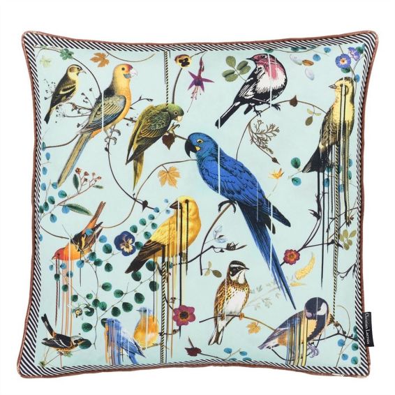 Christian Lacroix Birds Sinfonia Cushion in Crepuscule