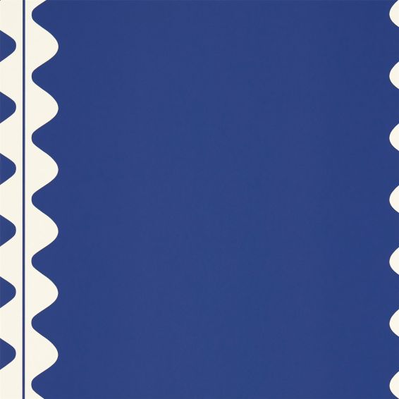 Ric Rac Wallpaper 113060 by Harlequin X Sophie Robinson in Lapis Blue