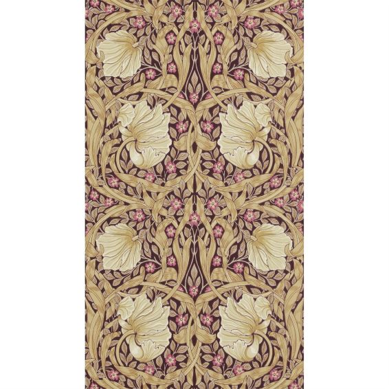 Pimpernel Wallpaper 210390 by Morris & Co in Fig Sisal