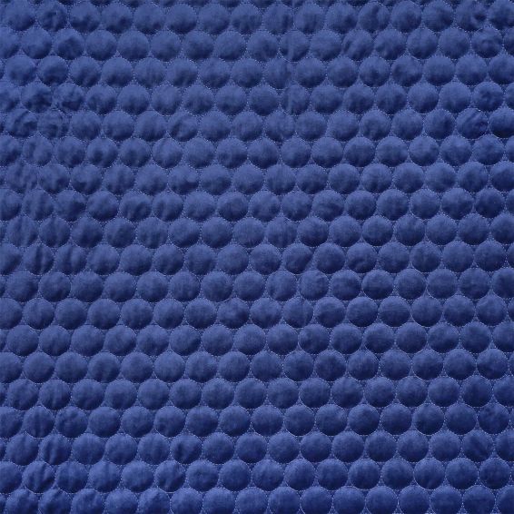 Halo Quilted Soft Luxury Throw in Navy Blue