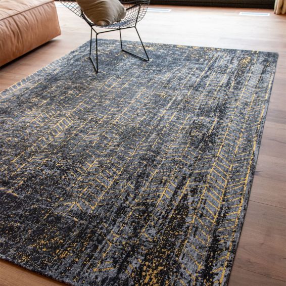 Louis De Poortere Designer Rugs Jacobs Ladder in 8422 Broadway Glitter