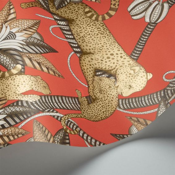 Satara Wallpaper 119 3014 by Cole & Son in Rouge Red