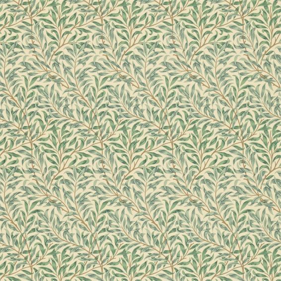 Willow Boughs Wallpaper 210489 by Morris & Co in Privet Green