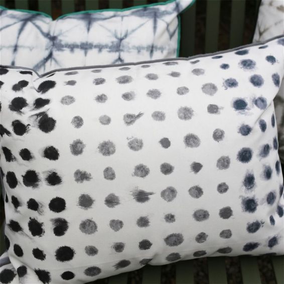 Amlapura Cushion By Designers Guild in Graphite Grey