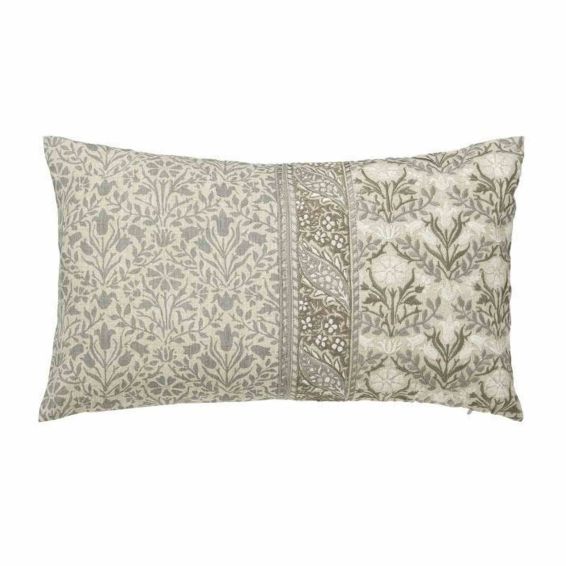 Wandle Cushion By Designer Morris & Co in Grey