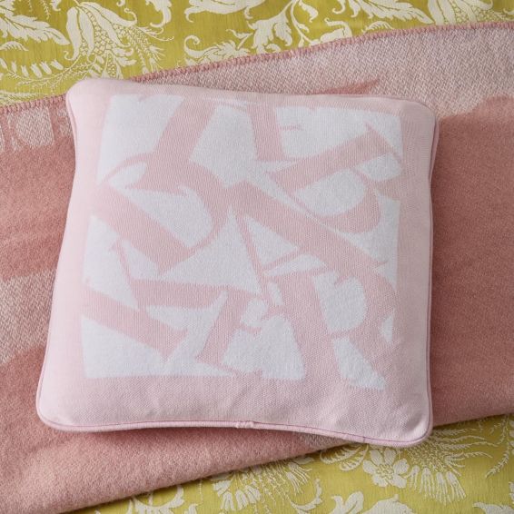 Logo Cotton Cushion by Ted Baker in Pink