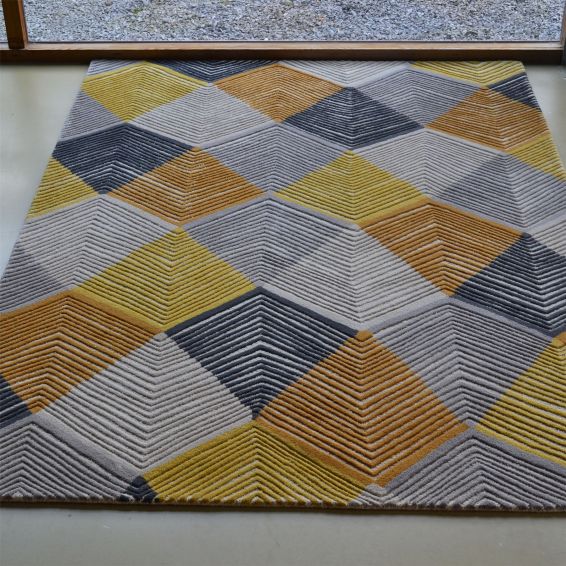 Rhythm Rugs in Saffron 40906 by Harlequin