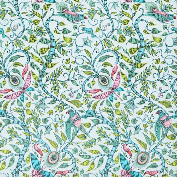 Rousseau Wallpaper W0104 02 by Emma J Shipley in Eggshell White