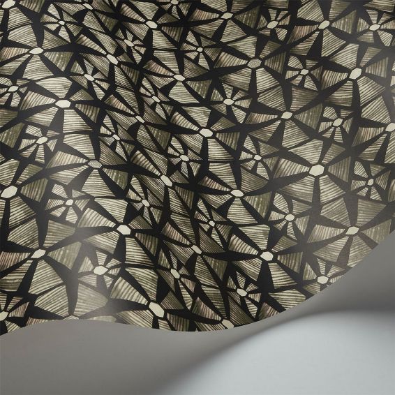 Kalahari Wallpaper 119 6029 by Cole & Son in Stone Charcoal