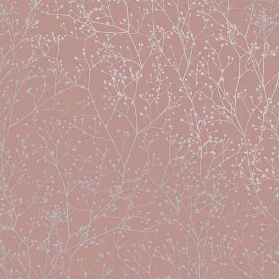 Gypsophila Wallpaper 120373 by Clarissa Hulse in Shell Rose Gold