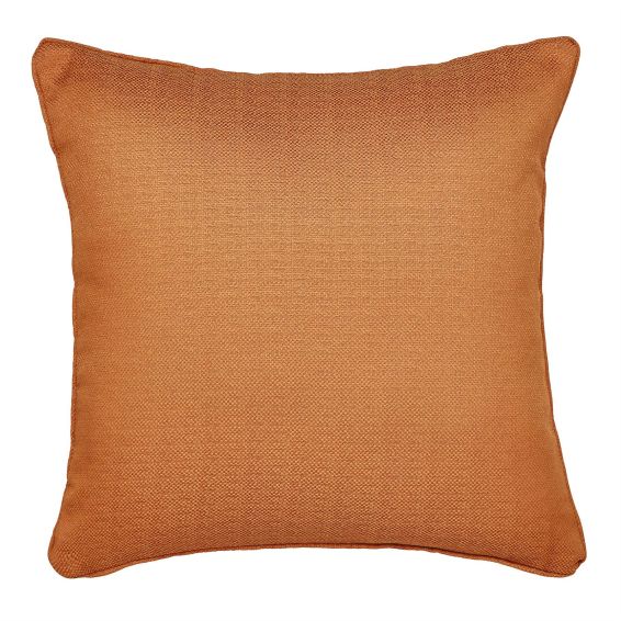 Eden Plain Cushion by Helena Springfield in Ginger Orange