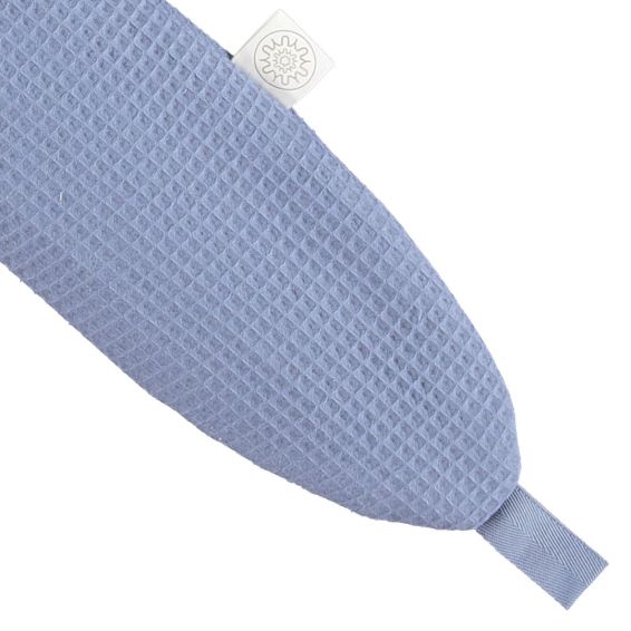 YuYu Cotton Waffle Hot Water Bottle in Cornflower Blue