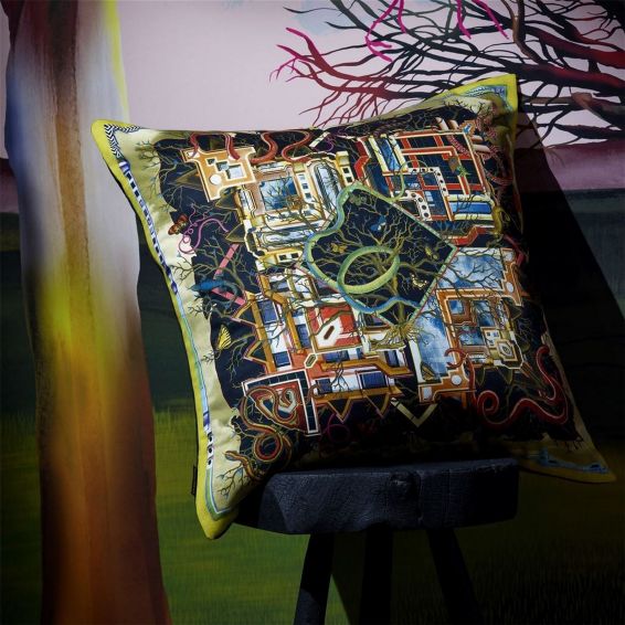 Christian Lacroix Archeologie Cushion in Mosaique