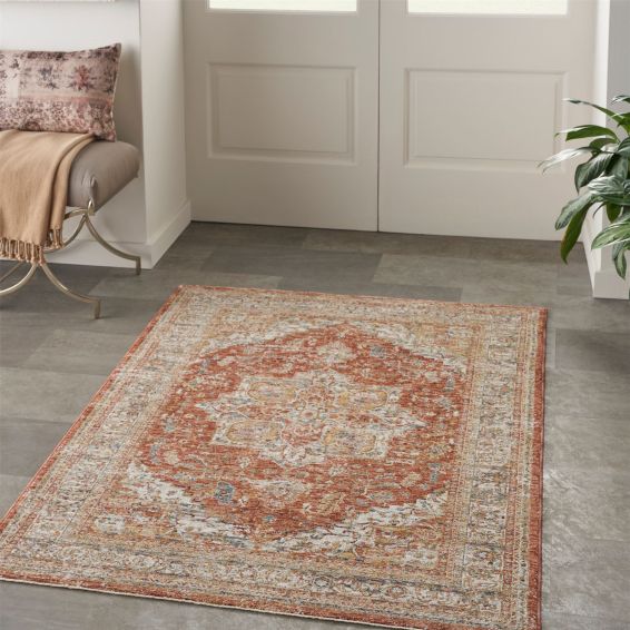 Nourison Sahar SHR06 Traditional Rugs in Ivory Multi