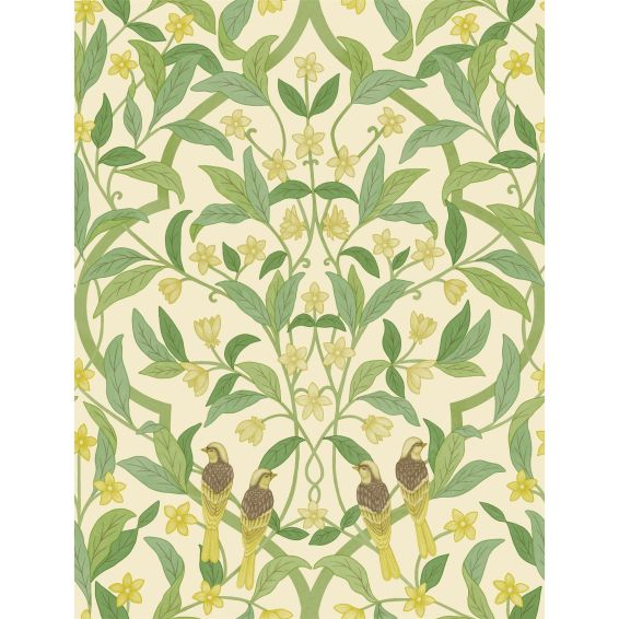 Jasmine & Serin Symphony Wallpaper 10031 by Cole & Son in White