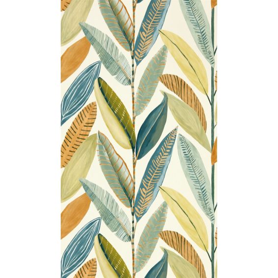 Hikkaduwa Wallpaper 112204 by Scion in Spiced Pear Green