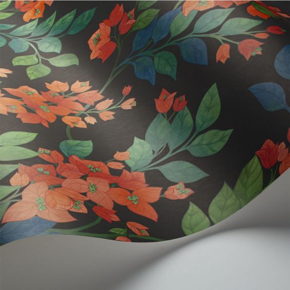 Bougainvillea Wallpaper 117 6017 by Cole & Son in Rouge Red