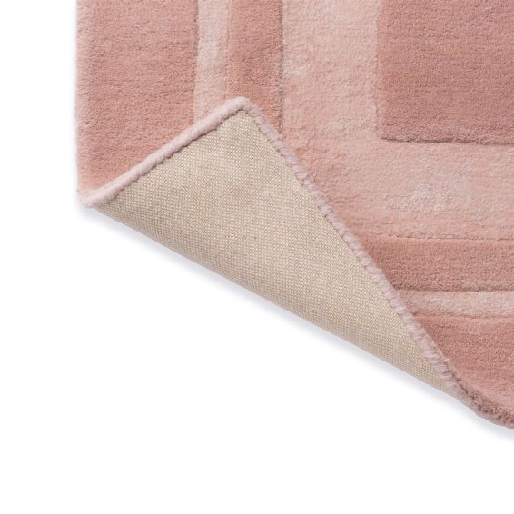 Redbrook Wool 081802 Rug by Laura Ashley in Blush Pink