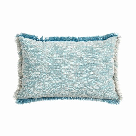 Budding Brights Minnie Cushion by Helena Springfield in Turquoise Blue