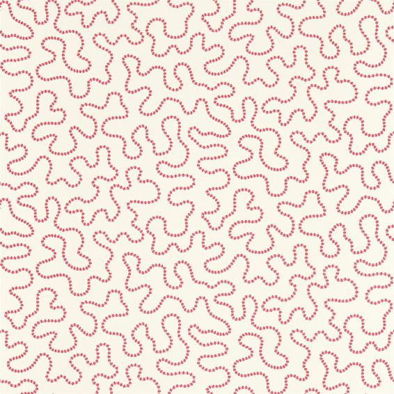 Wiggle Wallpaper 113062 by Harlequin X Sophie Robinson in Carnelian Rose Quartz