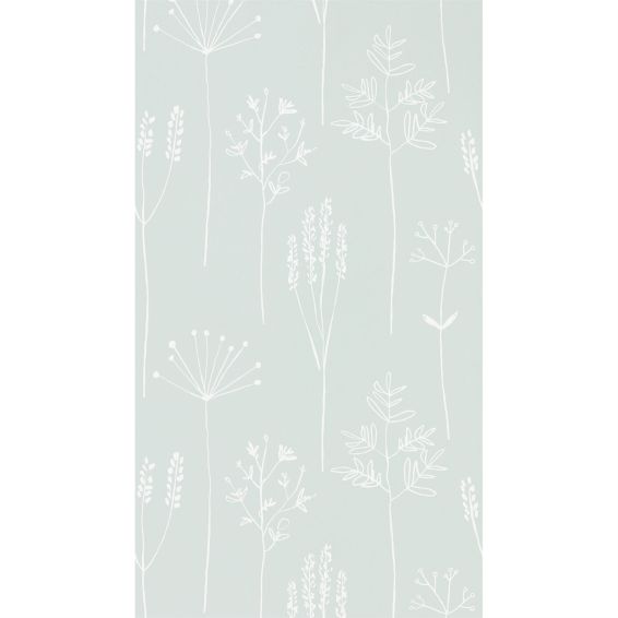 Stipa Leaf Wallpaper 112020 by Scion in Frost Grey