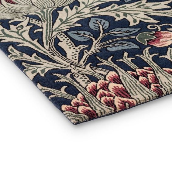 Artichoke Runner Rugs 127108 in Mineral By William Morris