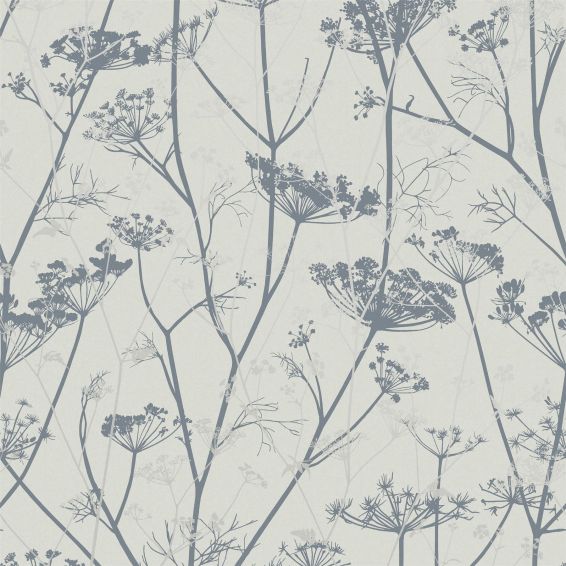 Wild Chervil Wallpaper 120383 by Clarissa Hulse in Dove Silver