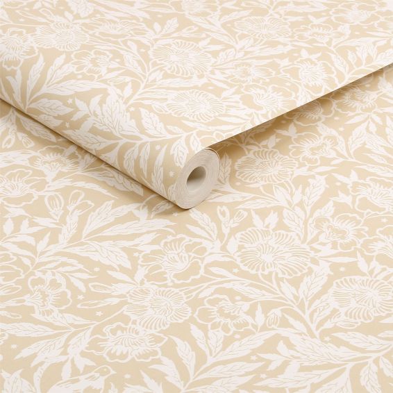 Twilight Ditsy Floral Wallpaper 120889 by Joules in Cream