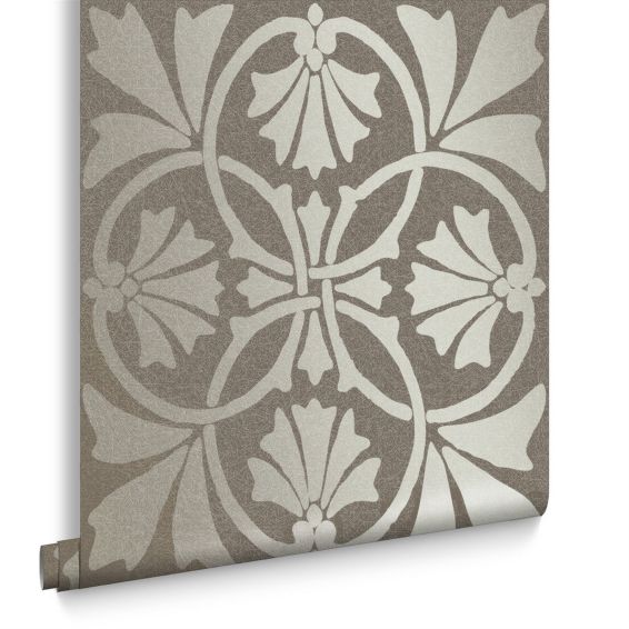 Thrones Mocha Wallpaper 105275 by Graham & Brown in Gold Brown