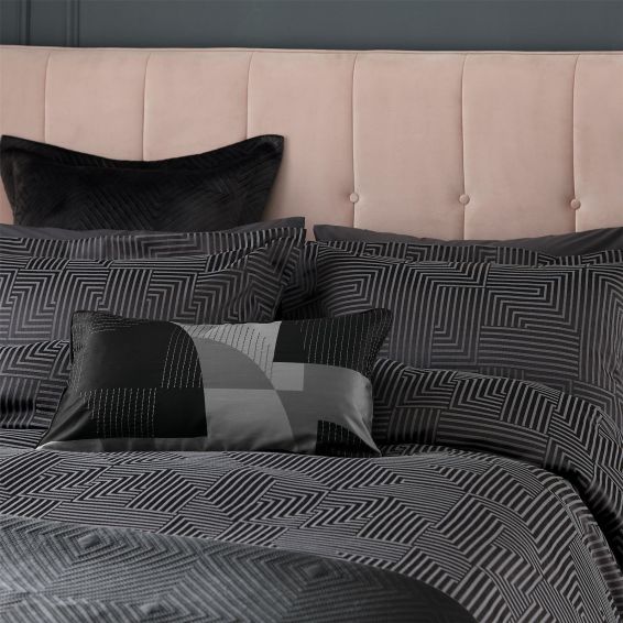 Tiffany Bedding by Helena Springfield in Graphite Grey