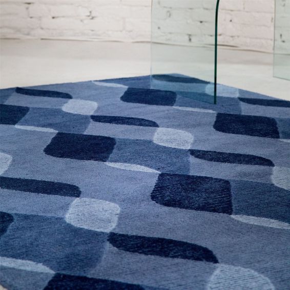 Decor Riff Rugs 098208 by Brink and Campman in Water Blue