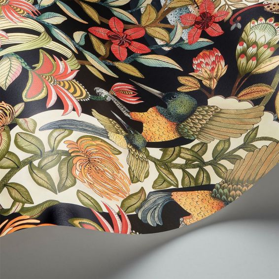 Protea Garden Wallpaper 119 10044 by Cole & Son in Black