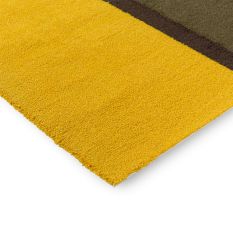 Habitat Festival Stripe Indoor Outdoor Rug 496516 by Brink & Campman in Yellow