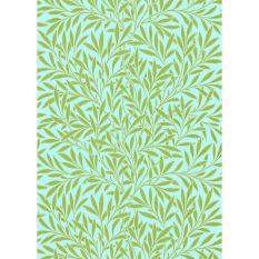 Willow Leaf Wallpaper 216964 by Morris & Co in Sky Leaf