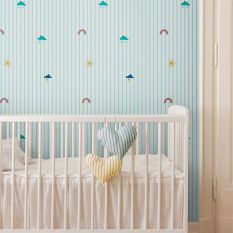 Whatever The Weather Icons Wallpaper 118583 by Joules in Haze Blue