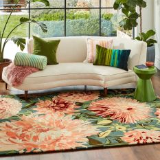 Dahlia 142408 Rugs by Harlequin in Coral Wilderness