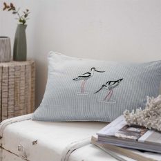 Coastal Birds Bedding and Pillowcase By Sophie Allport in Sea Blue