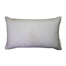 Bee Cotton Cushion by Sophie Allport in White