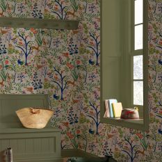 Enchanted Woodland Wallpaper 120871 by Joules in Antique Cream