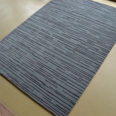 Slub Rugs 039405 in Charcoal by Florence Broadhurst