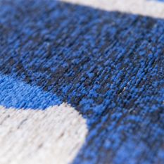 Louis De Poortere Designer Kuba Rugs in 9336 Ultramarine Blue