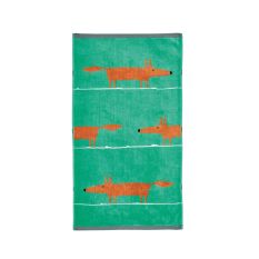 Mr Fox Cotton Towels By Scion in Gecko Green