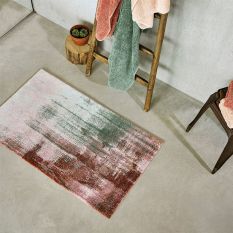 Kapi 603 Abstract Bath Mat in Spicy Brown by Designer Abyss & Habidecor